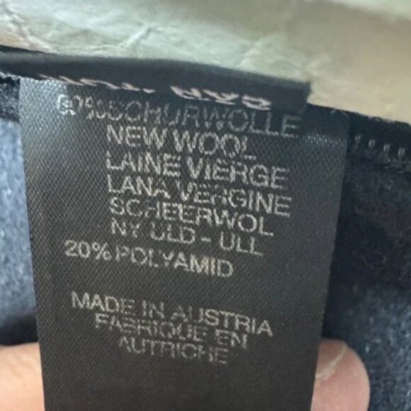 Steinbock Himalaya Loden Wool Air Force Trench Coat‎ Double Breasted Black 40R - Picture 6 of 10